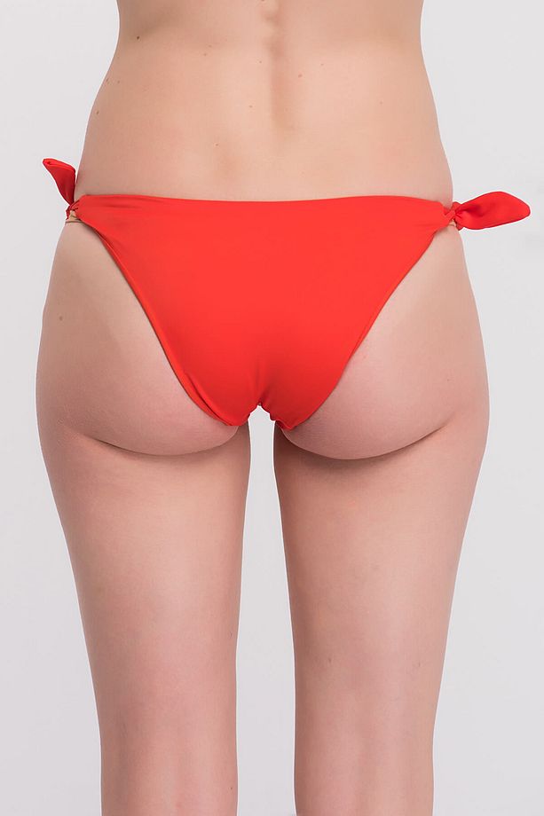 Kadın Kırmızı Bağcıklı Bikini Altı CSLD102029 - 2