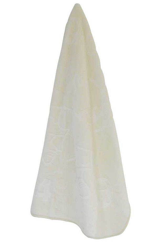 Embos Peluş Bebek Battaniyesi 100x120 Krem - 1