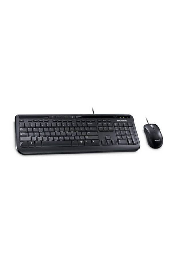Wired Desktop 600 Q Usb Siyah Multimedya Klavye/Mouse Set APB-00010 - 1