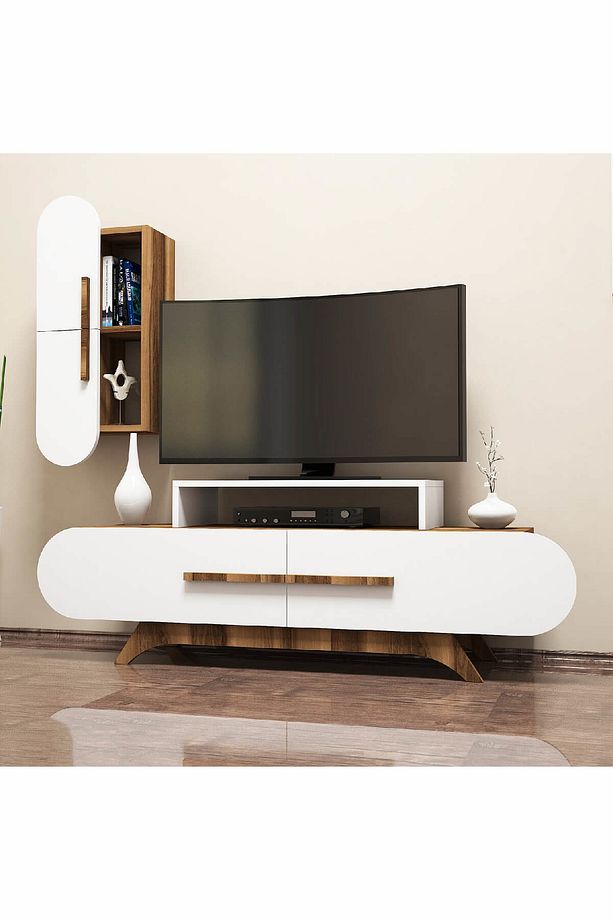 Rose Duvar Raflı Tv Ünitesi - 1