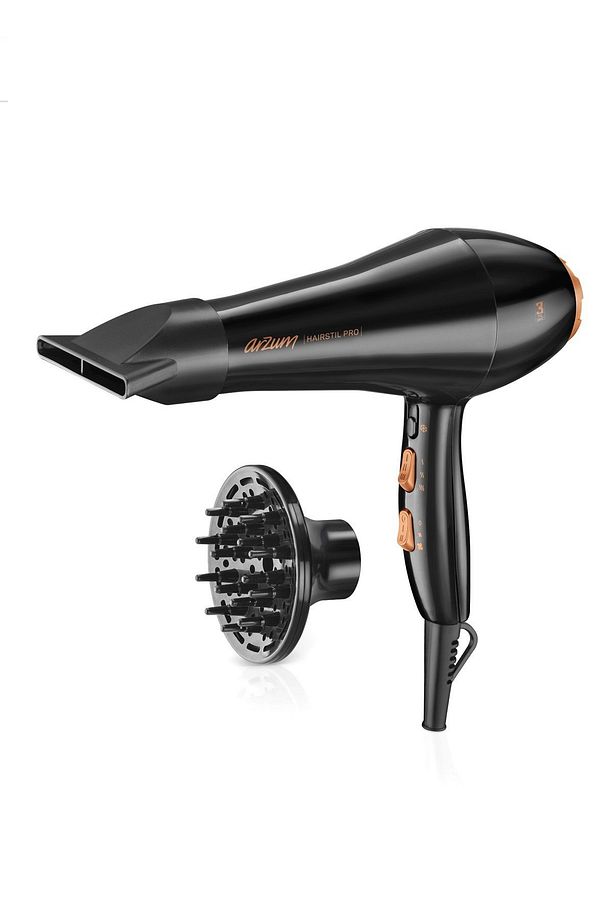 Ar5009 Hairstil Pro Ac 2200w Profesyonel Saç Kurutma Ve Fön Makinesi - Siyah - 1