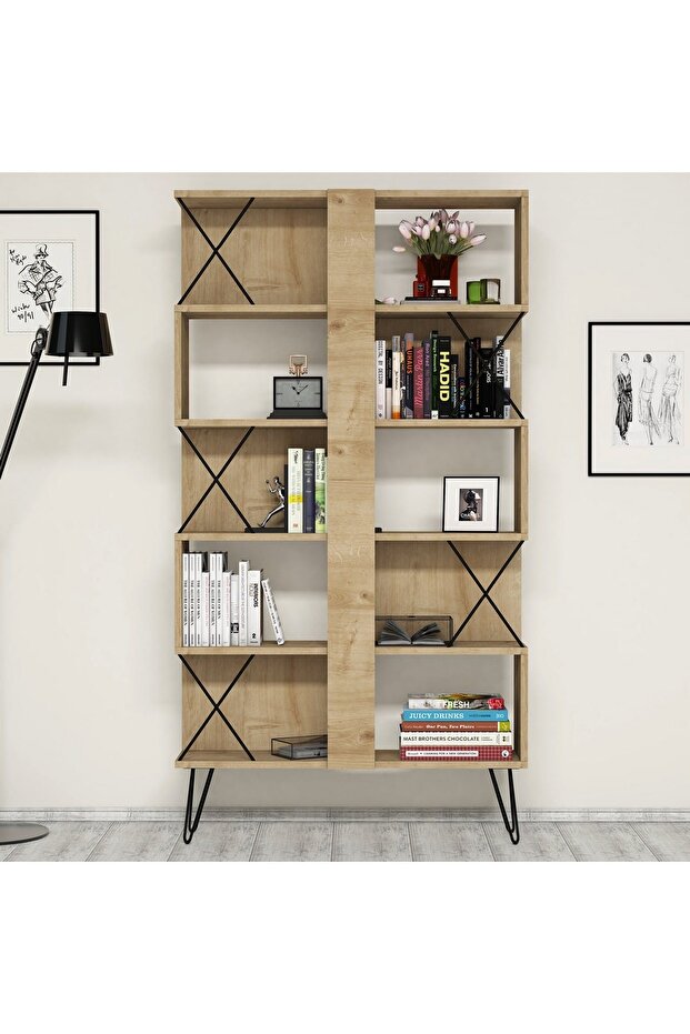 Extra Kitaplık - Meşe - 1