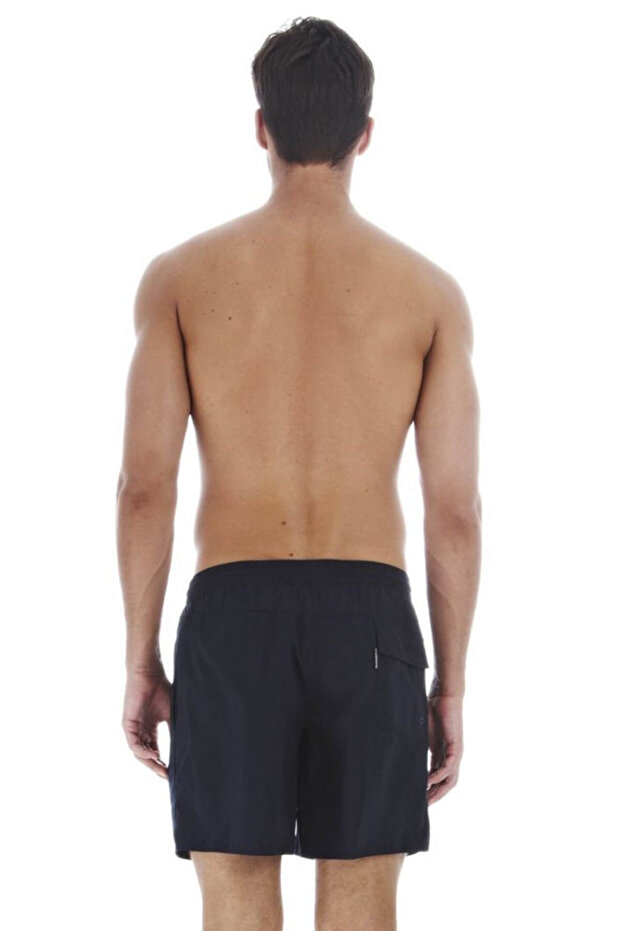 Erkek Siyah Deniz Şortu Solid Leisure 16 - 3