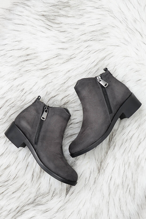 Gri Kadın Bot E0264012472 - 2