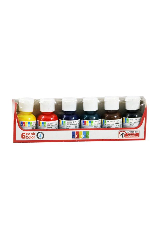 Çini Mürekkebi 6 Renk 25 Ml Sı02-Kı - 1