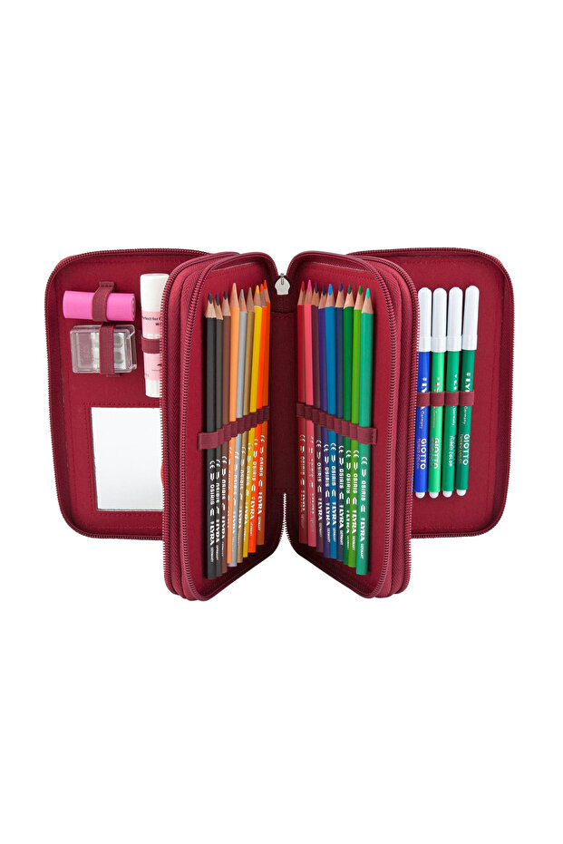 3 Katlı Dolu Kalemkutu  / - 3