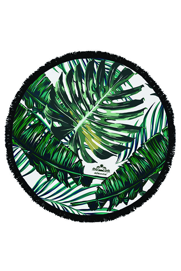 Στρογγυλή πετσέτα παραλίας - 1