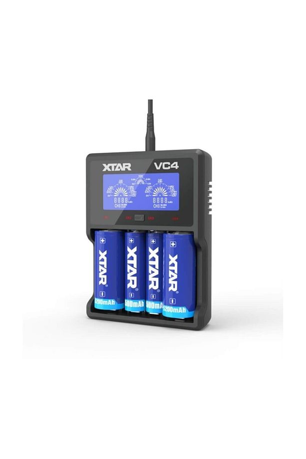 Yeni XTAR VC4 Şarj Evrensel LCD Ekran pil şarj cihazı - 1