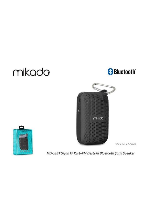 Md-22bt Siyah Tf Kart+fm Destekli Bluetooth Şarjlı Speaker - 6