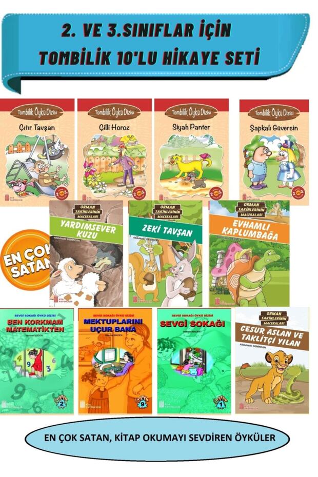 Tombilik Öykü Dizisi + Assessment Tests for Grades 2 and 3