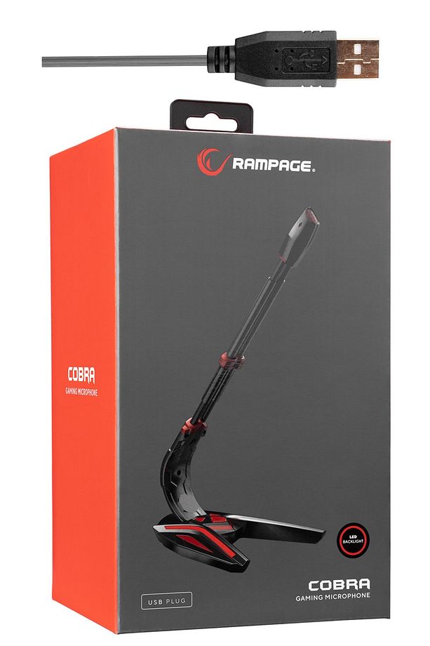 Rmx-m9 Cobra Siyah Usb Masaüstü Led Mikrofon - 5