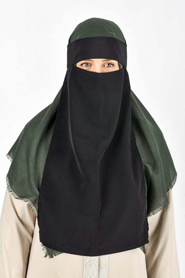 Women's Face Covered Veil Single Layer B027-1