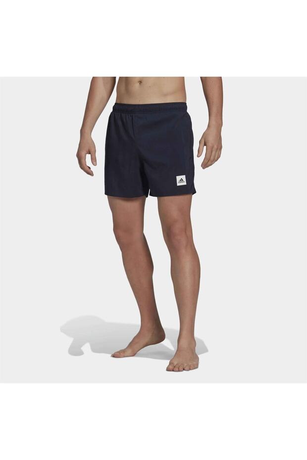 Short Lenght Solid Erkek Şort Mayo - 1