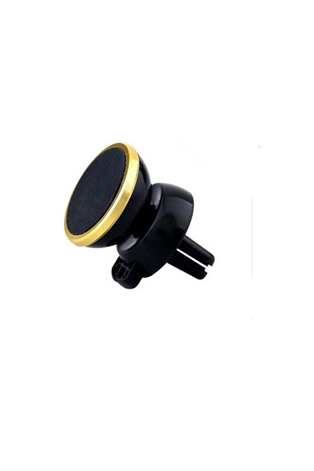 In-Car Phone Holder Vent Magnetic Magnet 360 Degree Movable - Gold