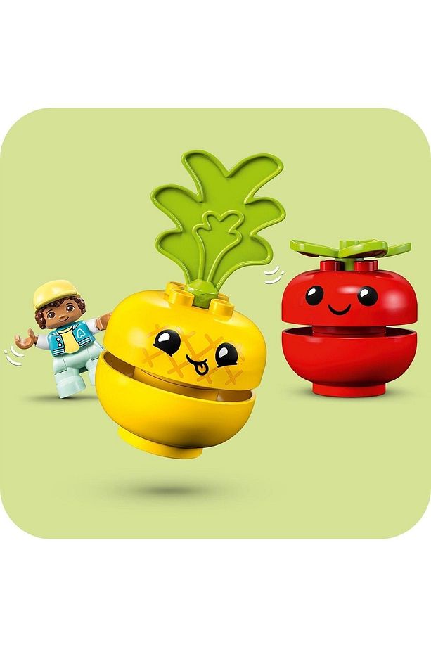 ® DUPLO® İlk Meyve Sebze Traktörü 10982 - Okul Öncesi İçin Eğitici Oyuncak Yapım Seti (19 Parça) - 6
