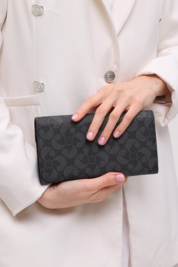 Kadın C Yazılı Cüzdan - 5