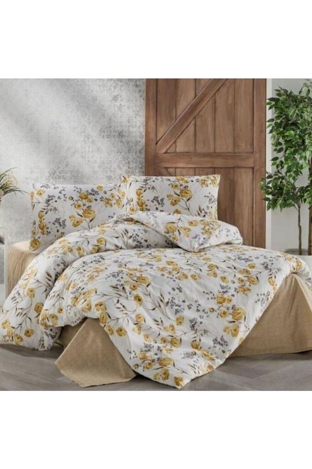 Kristal Elfi Ranforce Tek Kişilik Nevresim Takımı Bej - 1