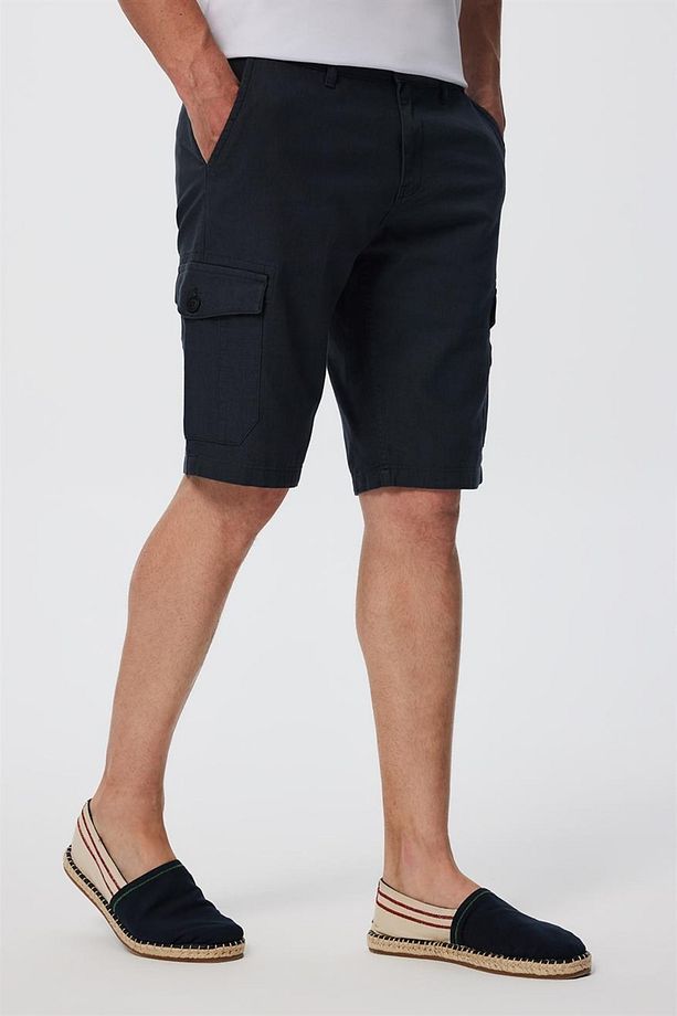 Normal Koyu Indigo Erkek Şort 232 Lcm 221011 Man 1 K.ındıgo - 3