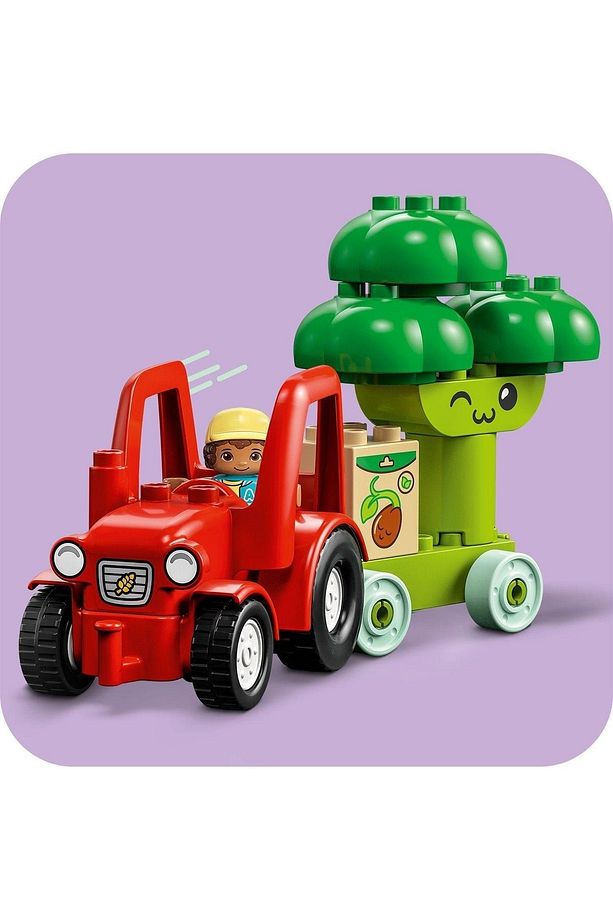® DUPLO® İlk Meyve Sebze Traktörü 10982 - Okul Öncesi İçin Eğitici Oyuncak Yapım Seti (19 Parça) - 8