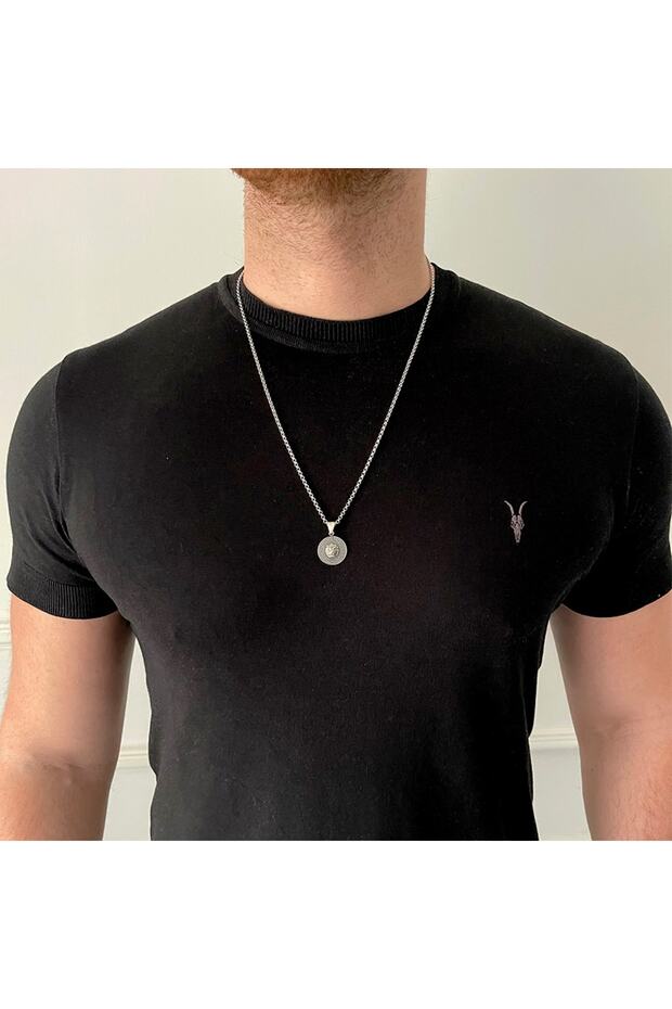 Aslan Oksit Gümüş Kolye - 2