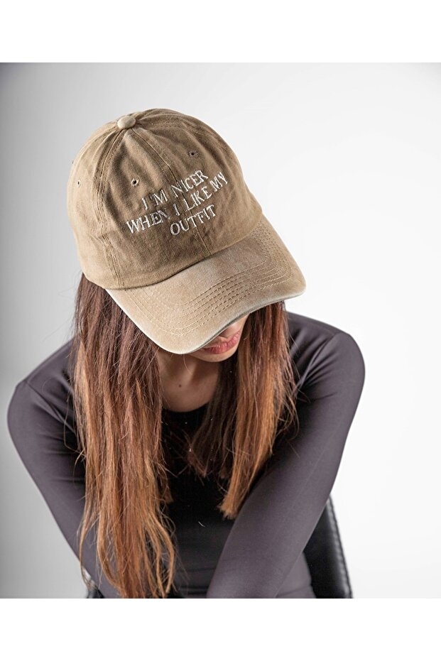 I'm Nicer When I Like My Outfit Washable Baseball Cap