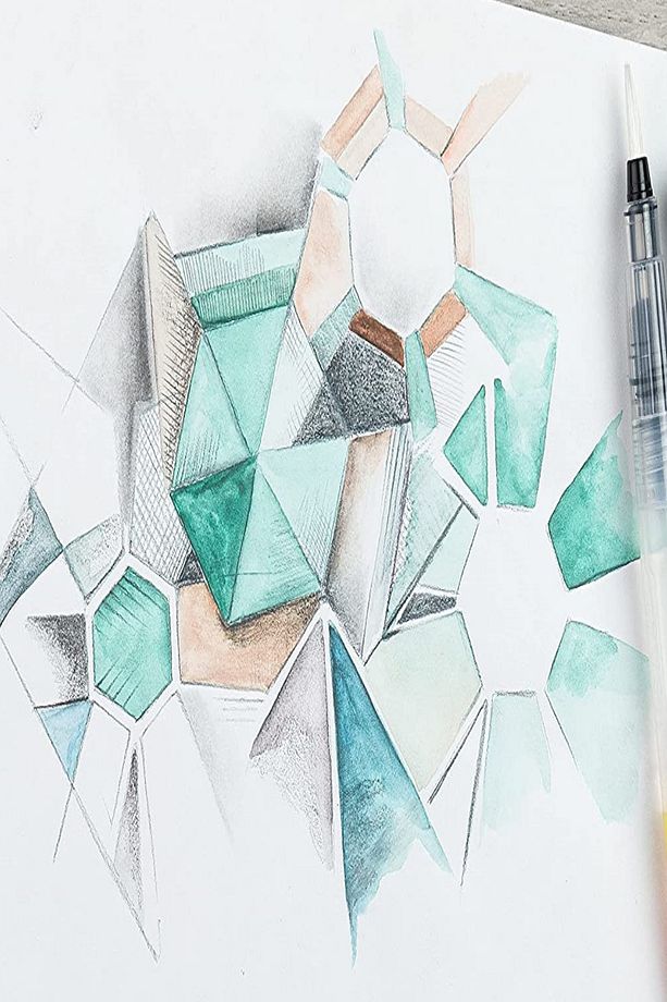 Cretacolor 6'lı Aquarell Sulandırılabilir Fırçalı Karakalem Eskiz Çizim Kalemi Seti - 4