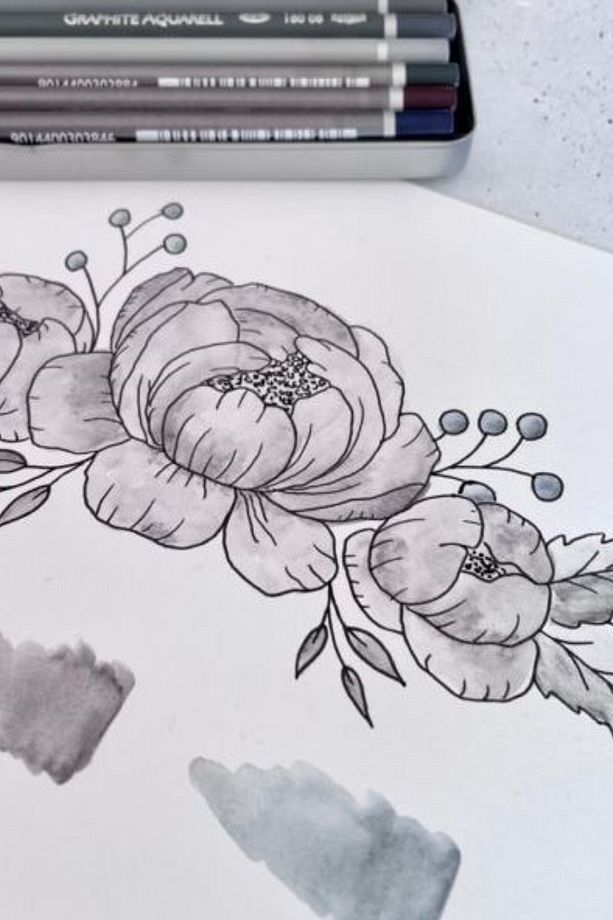 Cretacolor 6'lı Aquarell Sulandırılabilir Fırçalı Karakalem Eskiz Çizim Kalemi Seti - 8