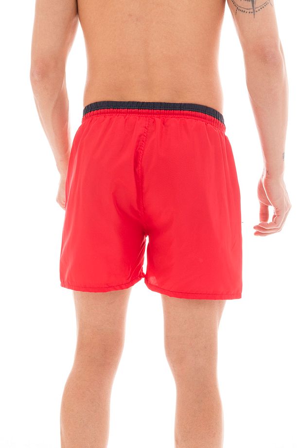 Erkek Basic Standart Boy Çapa Desenli Cepli Mayo Deniz Şortu - 7
