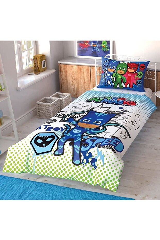 Licensed Pj Masks Czech Revitalize Single Duvet Cover Set