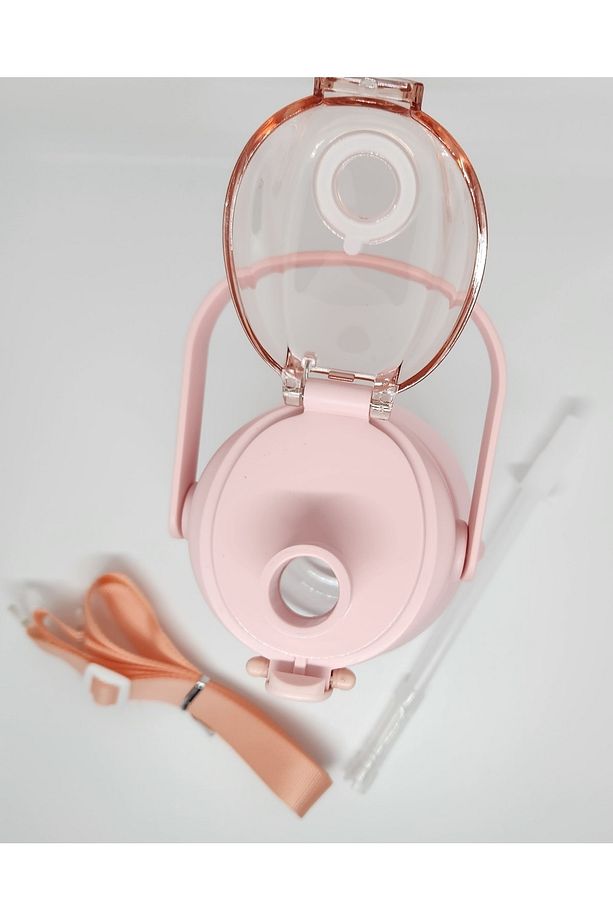 St-6642 Pembe Hippo Tritan 1050ml Tritan Saplı Matara - 2
