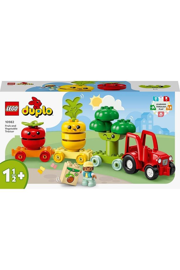 ® DUPLO® İlk Meyve Sebze Traktörü 10982 - Okul Öncesi İçin Eğitici Oyuncak Yapım Seti (19 Parça) - 4