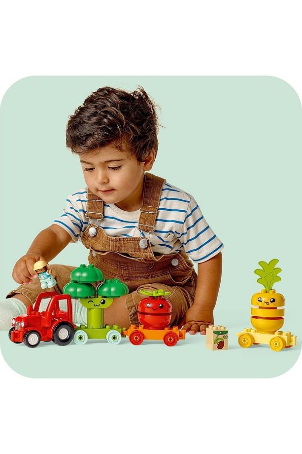 ® DUPLO® İlk Meyve Sebze Traktörü 10982 - Okul Öncesi İçin Eğitici Oyuncak Yapım Seti (19 Parça) - 7