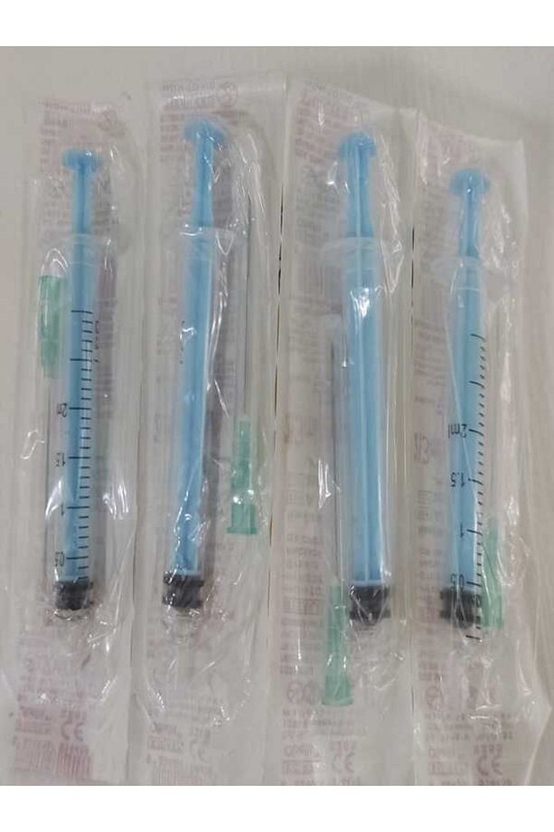 Yeşil Uzun Uç Enjektör 2cc / 3 ml 7 Adet - 1