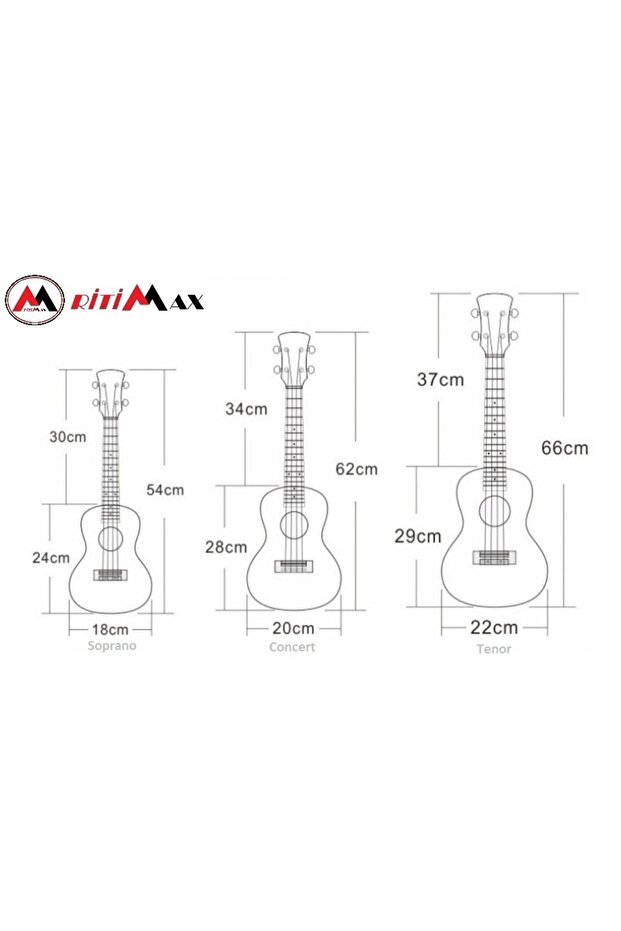 Ukulele Soft Case Kılıf (concert) Siyah - 4