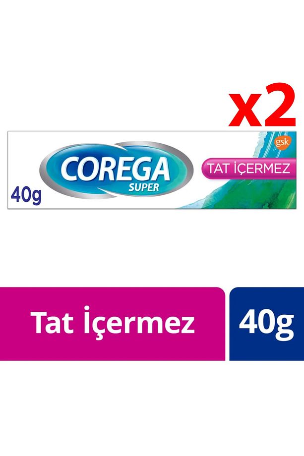 Tat Içermez Protez Yapıştırıcı Krem 40gr - 2 Adet - 1