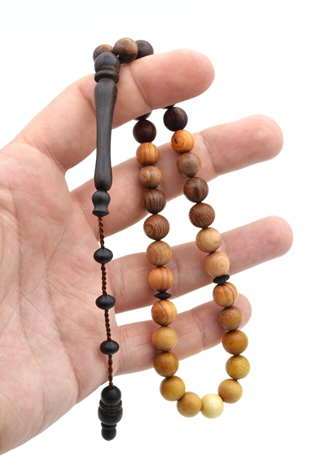 Master Work Systemed Globe Cut Mixed Tree Rosary - 4