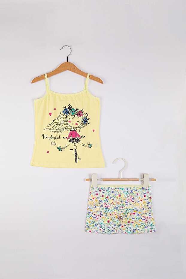Wonderful Life Girl's Athlete Shorts Set