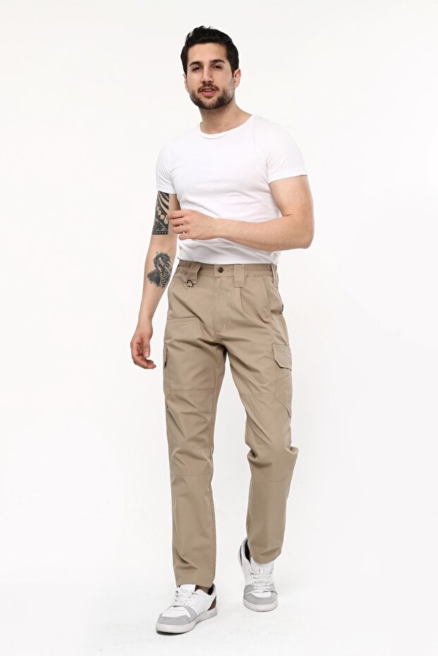 Tokyo Model Outdoor Tactical Pants, Tactical Pants, Ripstop Fabric Beige