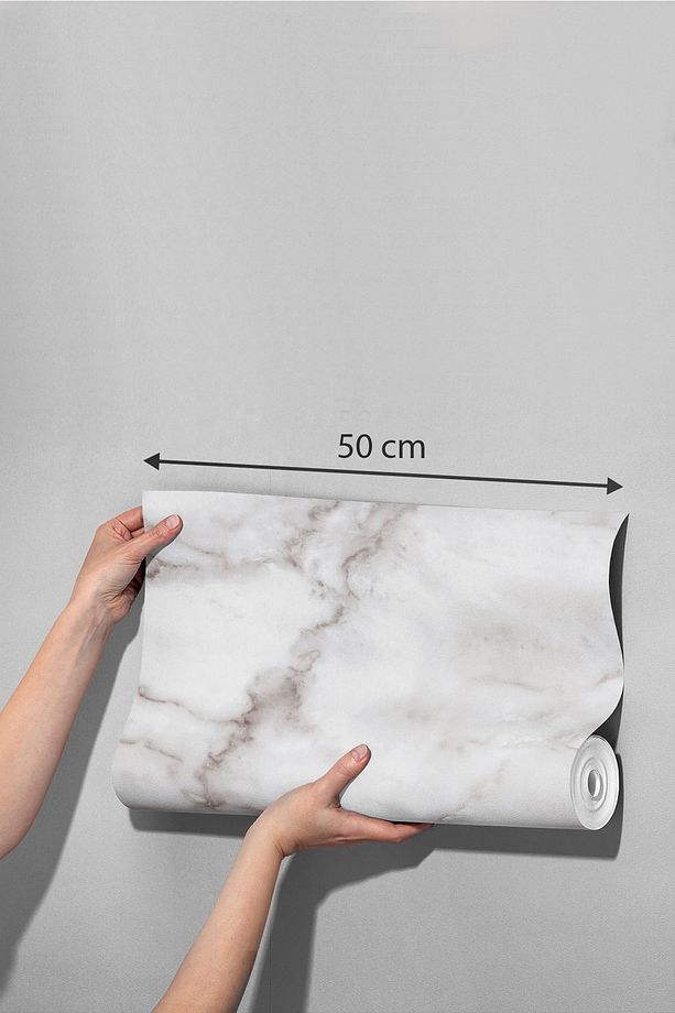 Kendinden Yapışkanlı Duvar-fayans Kaplama Folyosu 50cm X 10m D-08 - 2