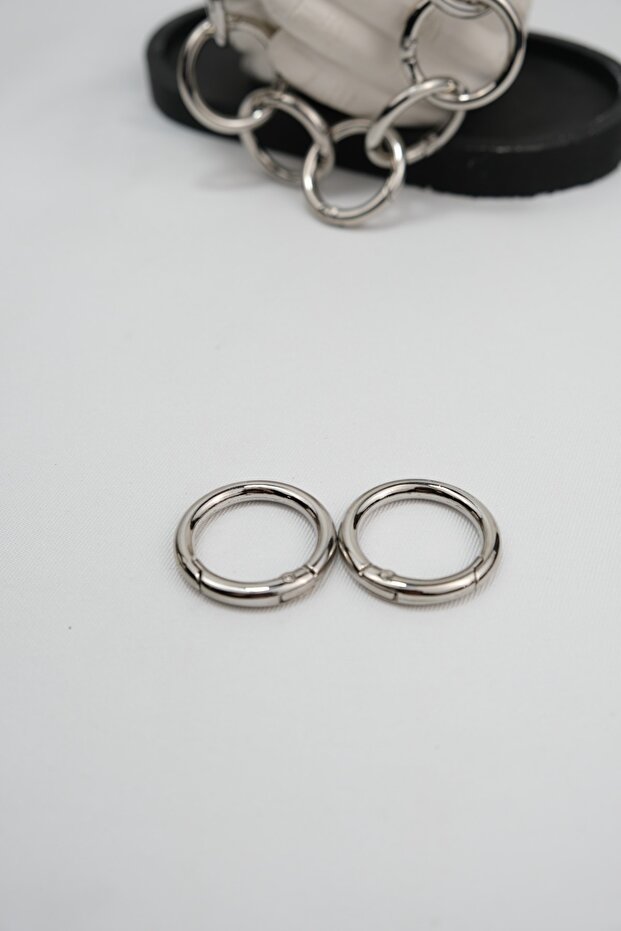 2 Pieces Spring Bag Hanger Ring 2.5 Cm 1 Pair