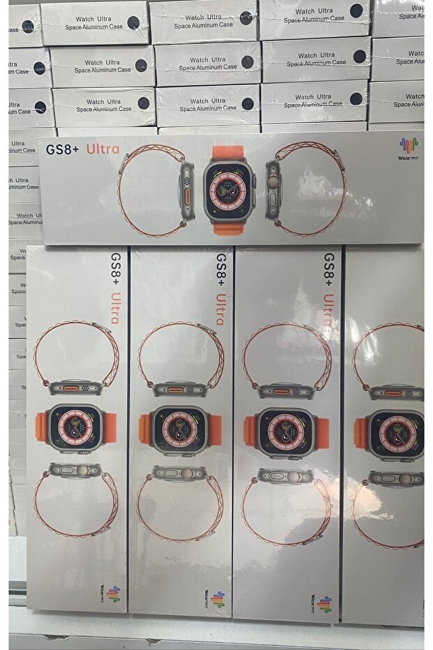 Plus Akıllı Saat Turuncu Çift Kordon/Bay Her Telden - 3