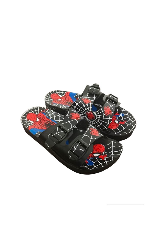 Boys' Daily Adjustable Slippers Superhero Patterned Betmen Spedirman