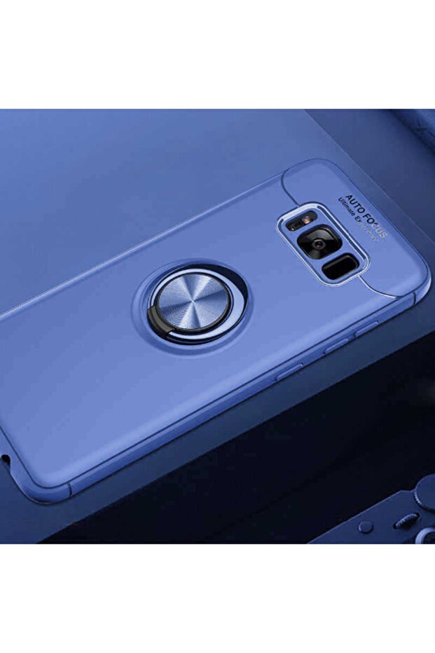 Samsung Galaxy S8 Plus Case Smooth and Soft Back Surface Ravel Cover with Ring Stand