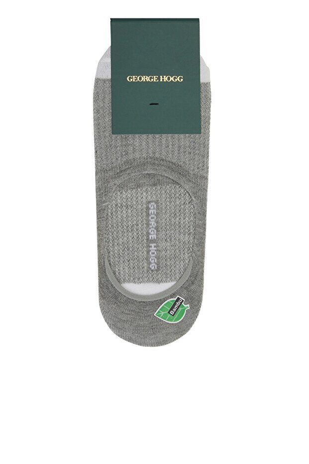 Gri Erkek Bambu Çorap - 1