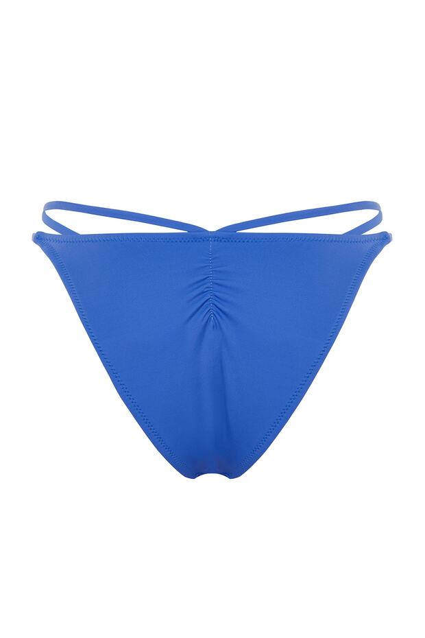 Saks Biyeli Brazilian Normal Bel Bikini Altı TBESS23BA00032 - 8