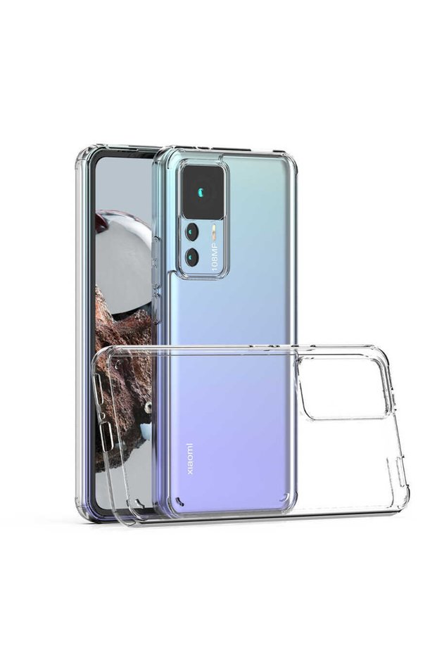 Xiaomi Mi 12t Case Edges Shock Absorbing Back Hard a Quality Transparent Coss Cover