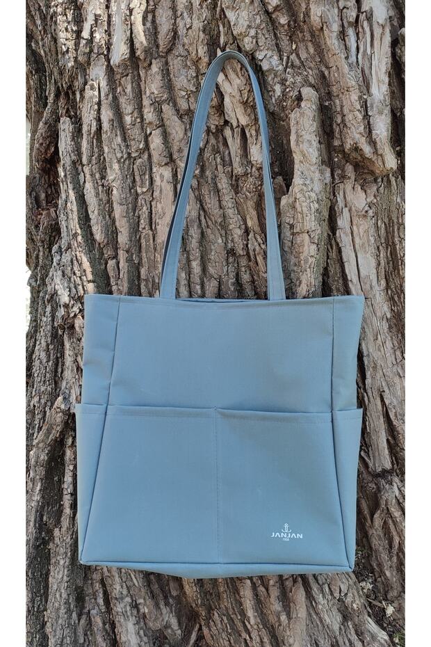 Women's Gray Sports Handbag