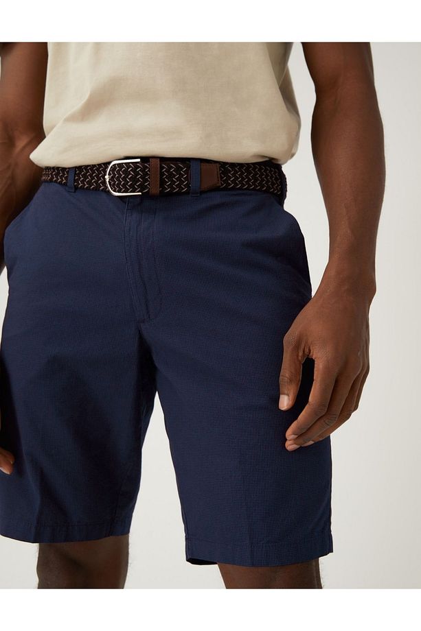 Saf Pamuklu Regular Fit Chino Şort - 2