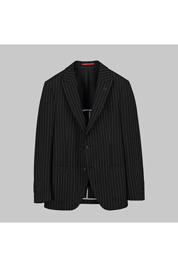 Interview Dokuma Amara Siyah Çizgili Ceket - 1