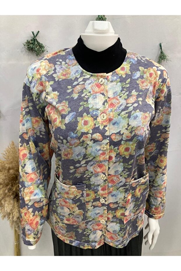 ورقة بلوزة كاملة بأزرار - 4